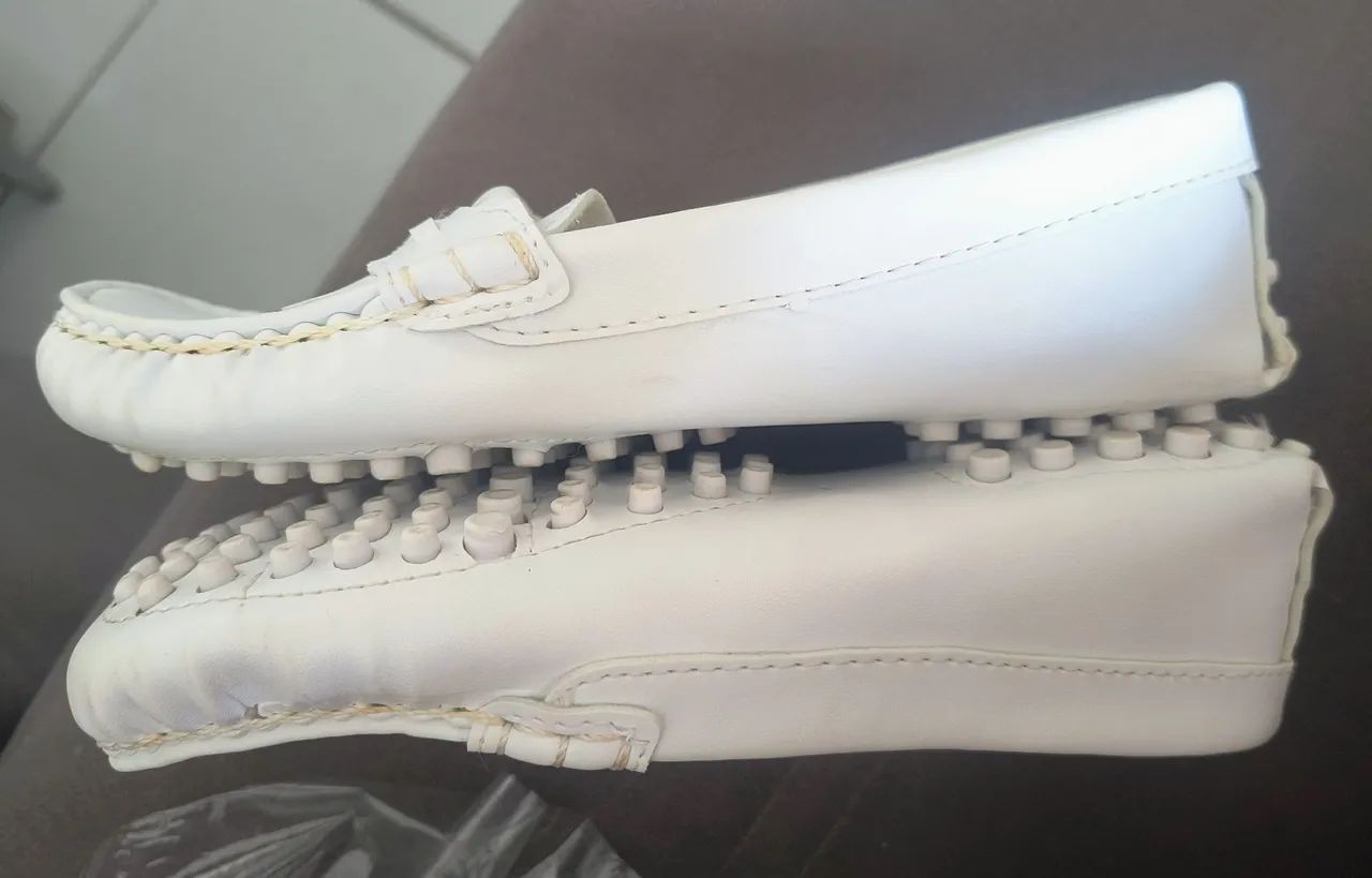 Mocassim infantil branco - Foto 2