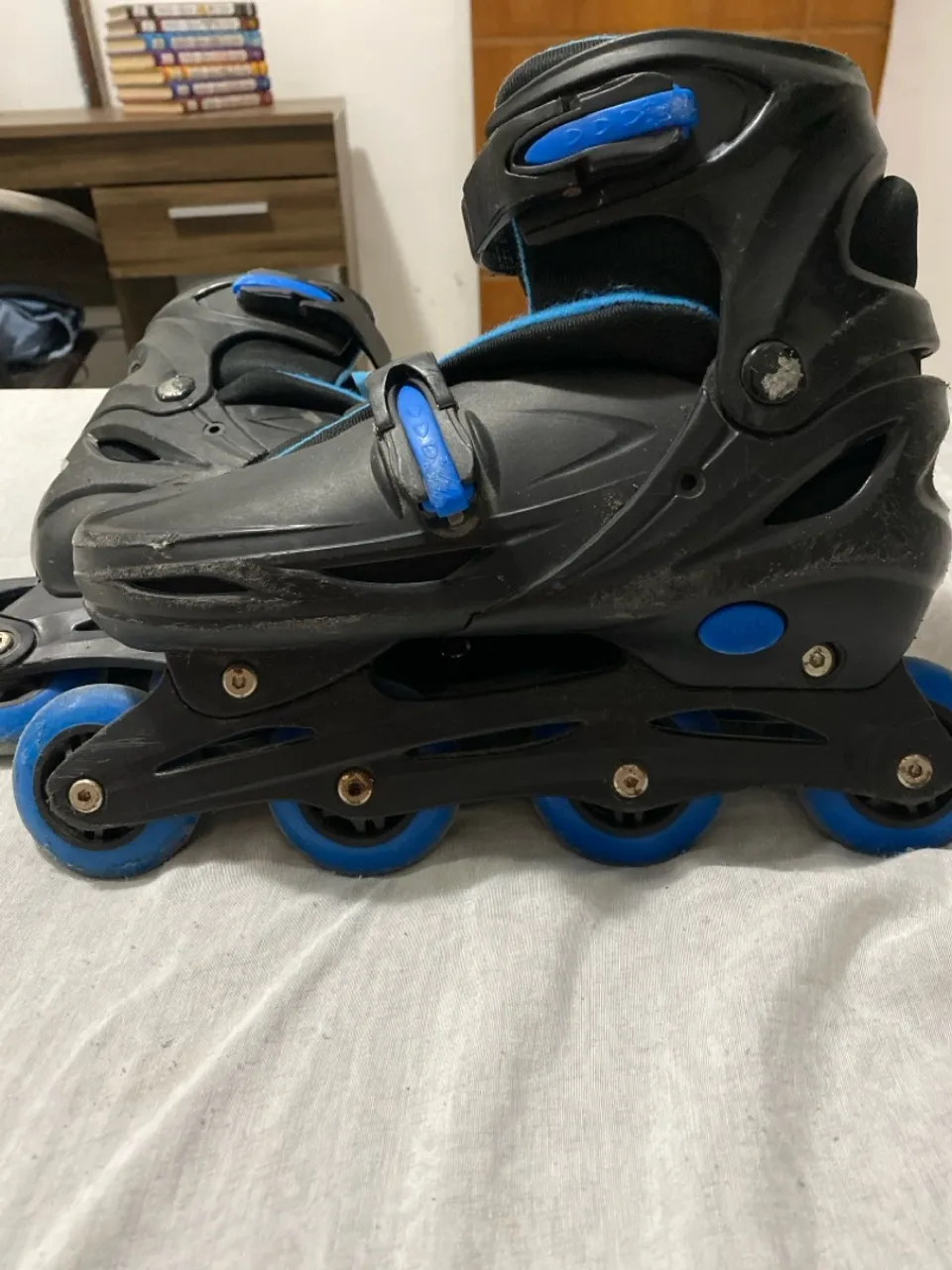 Patins Inline - Preto e Azul