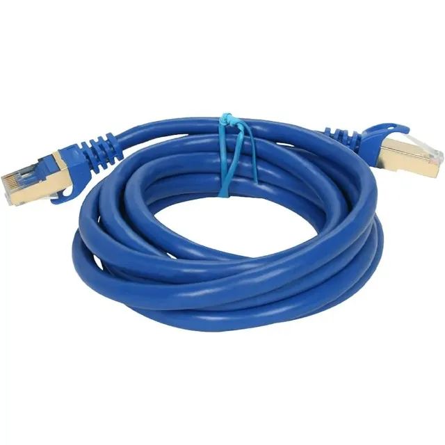 Cabo de Rede Cat7 Patch Cord PlusCable, 1,5m, Azul  - Foto 2