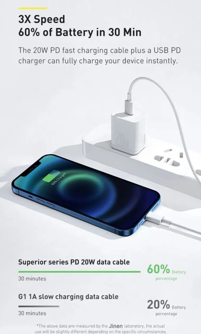 Cabo Turbo Lightning para USB-C  P/ iPhone 2m qualidade original  - Foto 3