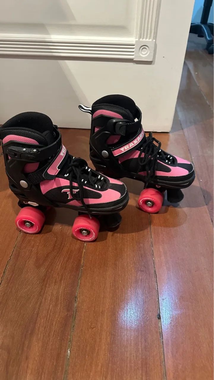 Patins Roller Quad TRAXART  tamanho regulável  - Foto 4