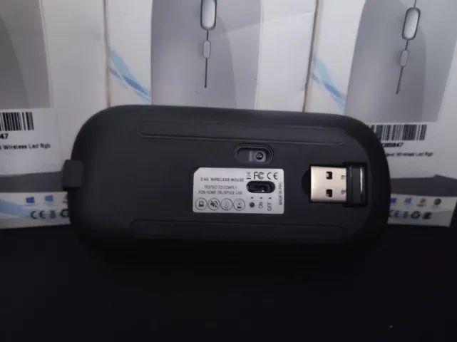 Mouse sem fio recarregável - Novo - Foto 3