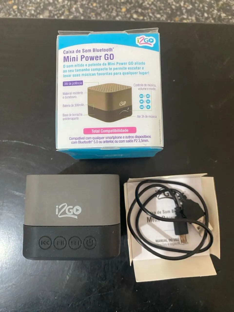 Caixa de Som Bluetooth Mini Power GO - Foto 4