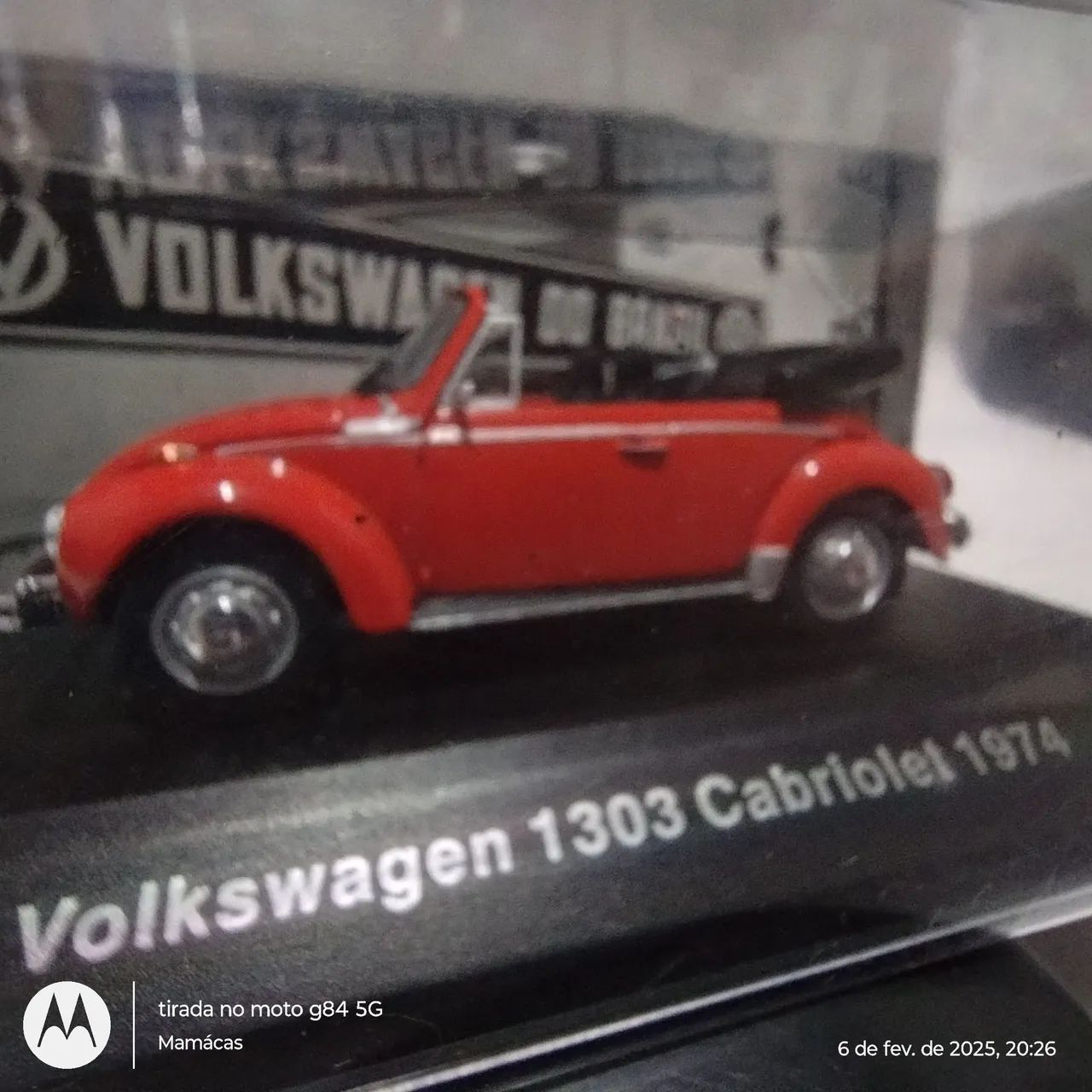 Coleção VW nr 58 Fusca Cabriolet 1974