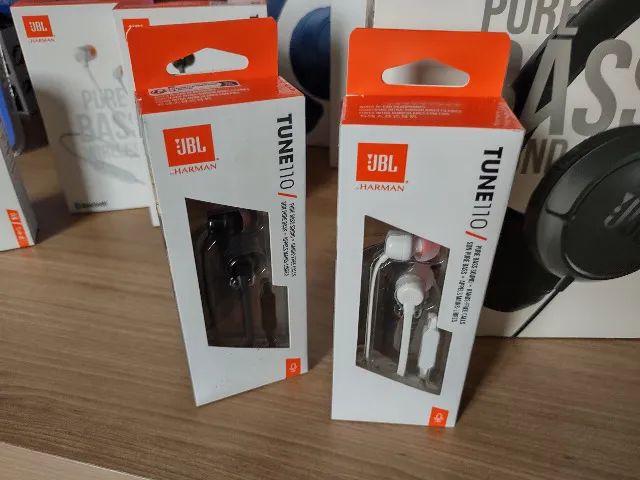 Fone De Ouvido JBL Tune 110 Auricular P2 Branco ou Preto