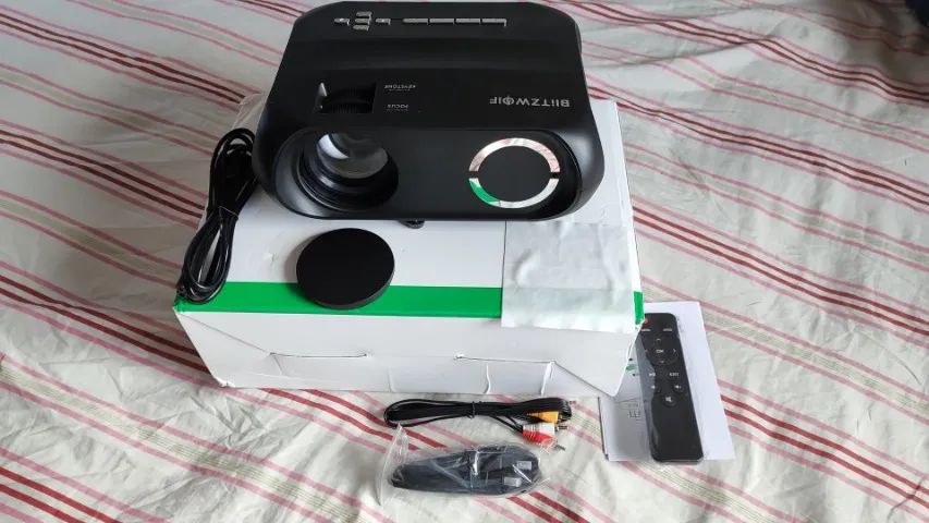 Projetor Blitzwolf Bw-vp11 6000 Lumens Wifi Mirroring - Preto