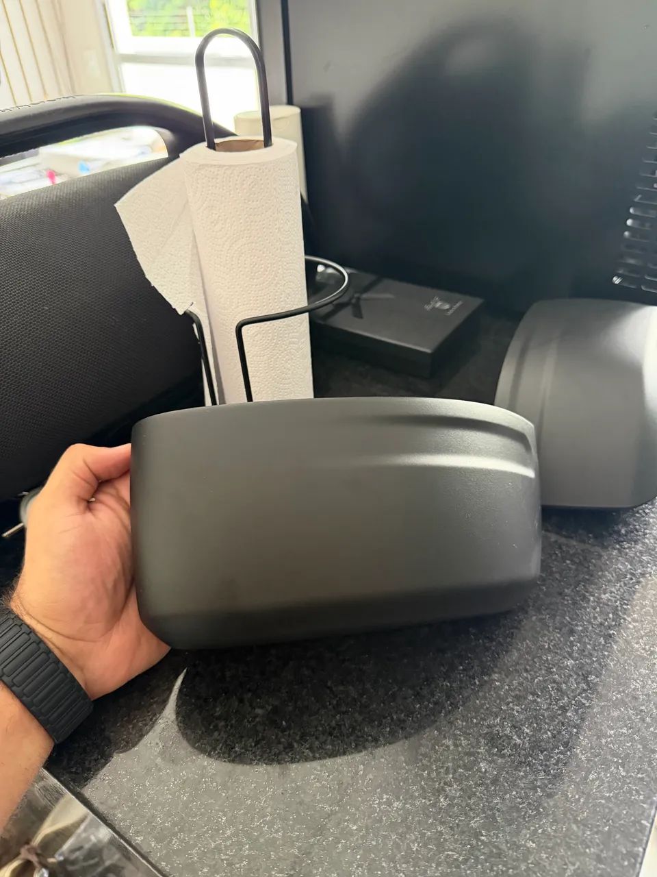 Capa Retrovisor Rampage 2023-2025 preto fosco - Foto 3