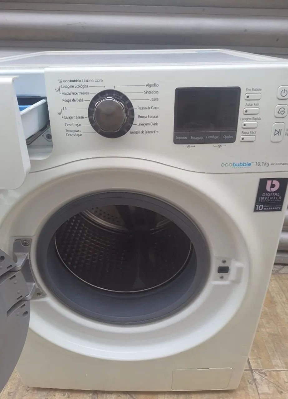 Lavadora samsung ecobooble 10.1 kg  frete grátis Régiao  - Foto 5