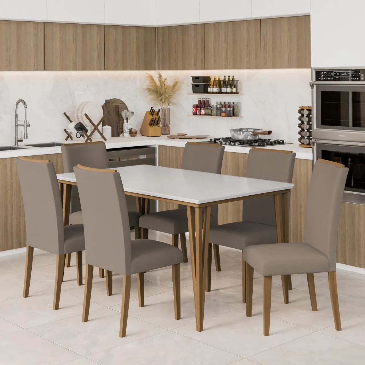 Mesa de Jantar  para 6 Lugares