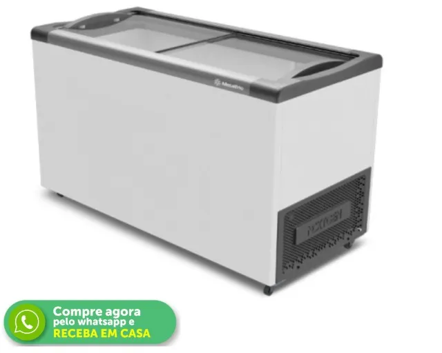 Freezer Horizontal Tampa de Vidro Fricon 220v Novo