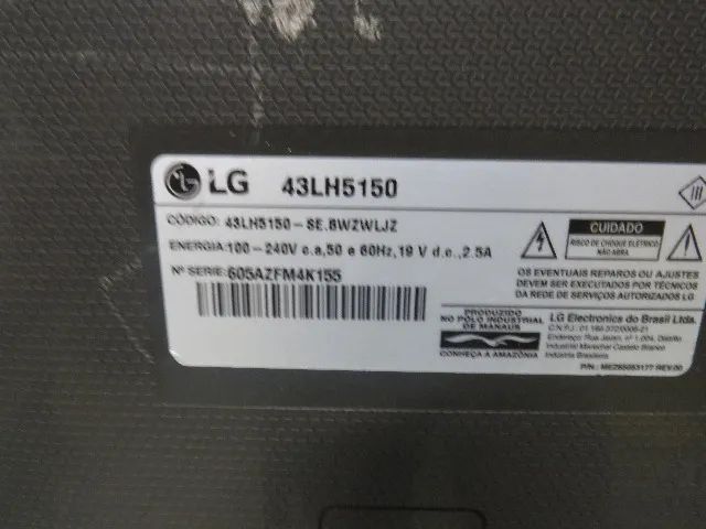 TVLG 43HL5150 DEFEITO TELA. - Foto 3