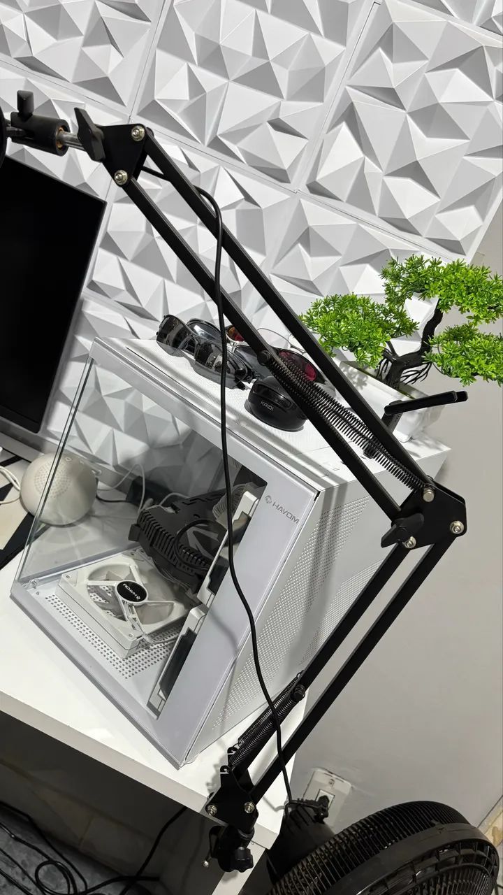 suporte microfone para mesa