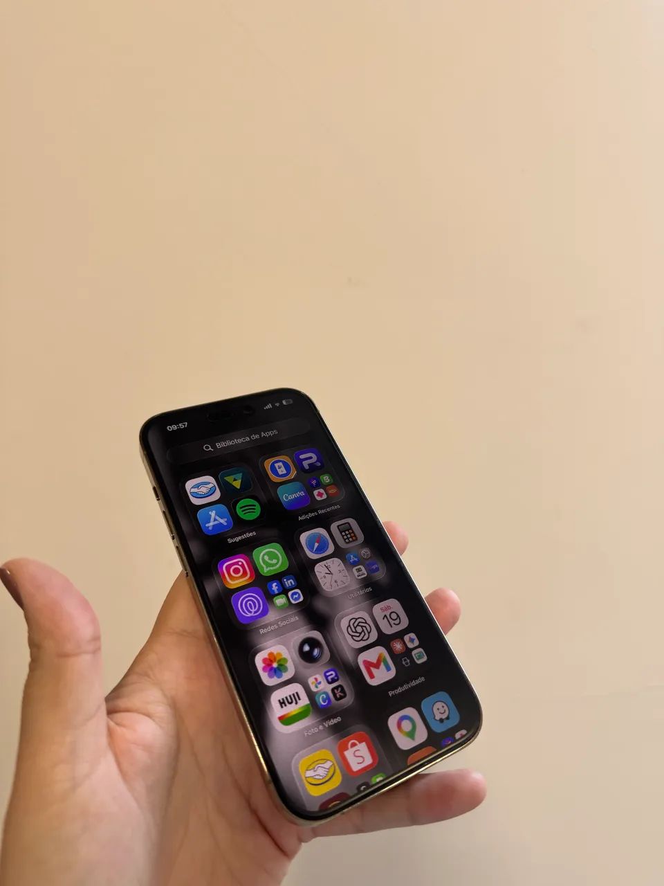 iphone 14 pro dourado 256GB - Foto 2