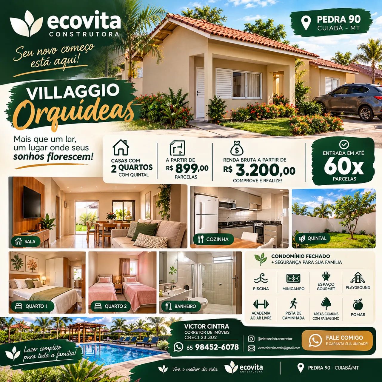 Casa no villaggio orquídeas 