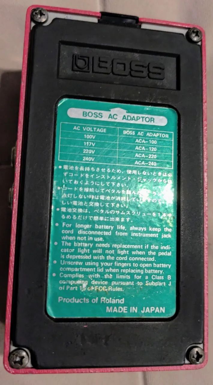 Pedal Boss Efeito Delay Dm-3 Japan Excelente Estado - Instrumentos