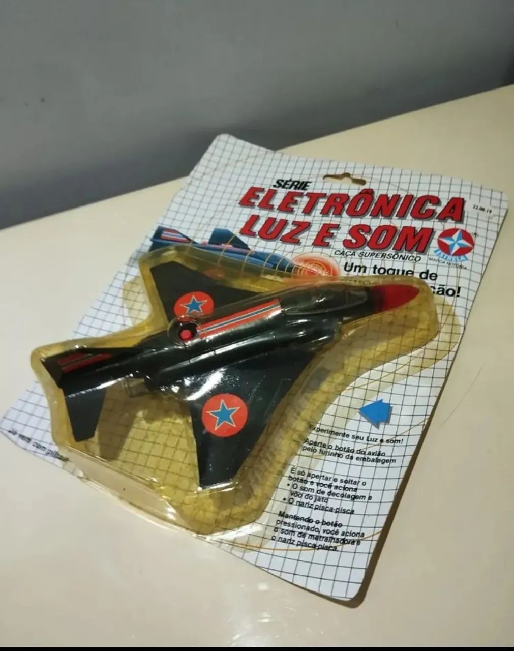 Avião eletrônico antigo som e luz da Estrela lacrado  - Foto 2