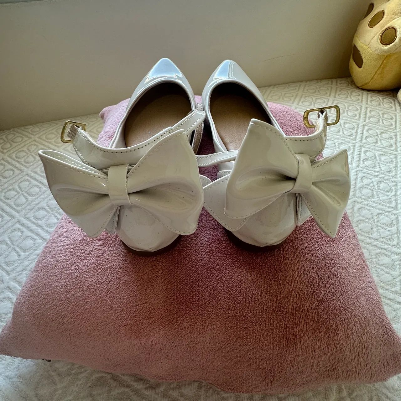 Sapato de Dama de Honra Off White - Foto 2