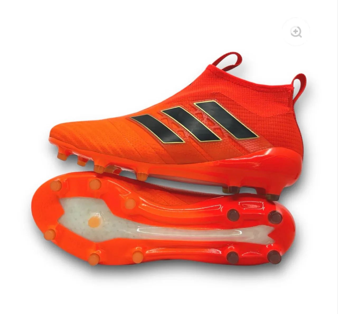 【新品‼️】adidas ACE 17+ PURE CONTROL SG 27cm chuteira adidas ace 17+ purecontrol laranja - Calçados Esportivos