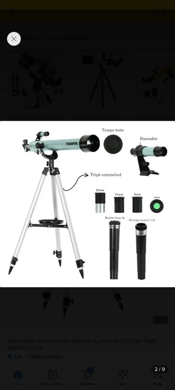 Telescópio modelo 90060 - Foto 2