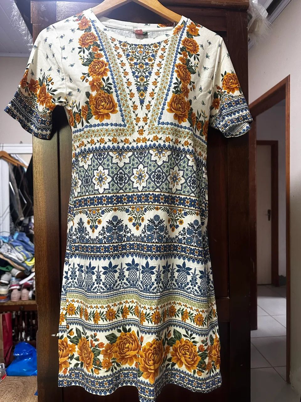 Vestido T-shirt farm - Foto 4