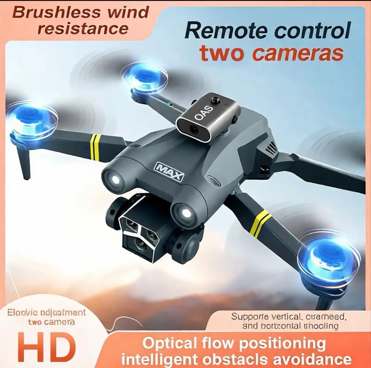 DLI DRONE M3/M3, dobrável Wi-Fi controle em tempo rea - Foto 3