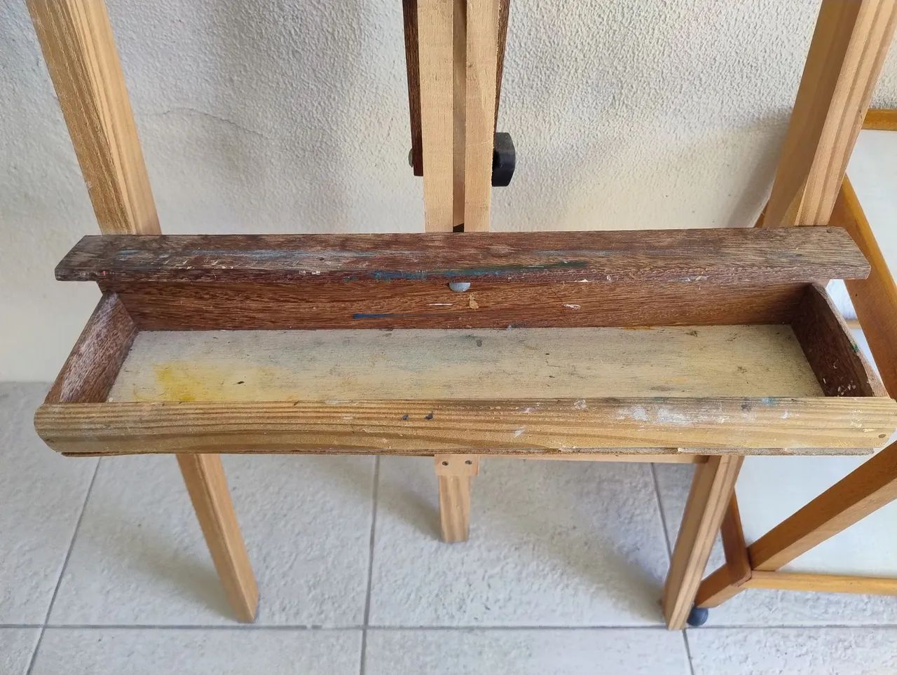 Cavaletes para pintura de telas com mesinha auxiliar  - Foto 3
