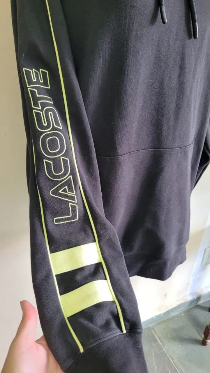 MOLETON LACOSTE HOODIE (Esgotado  nas lojas)