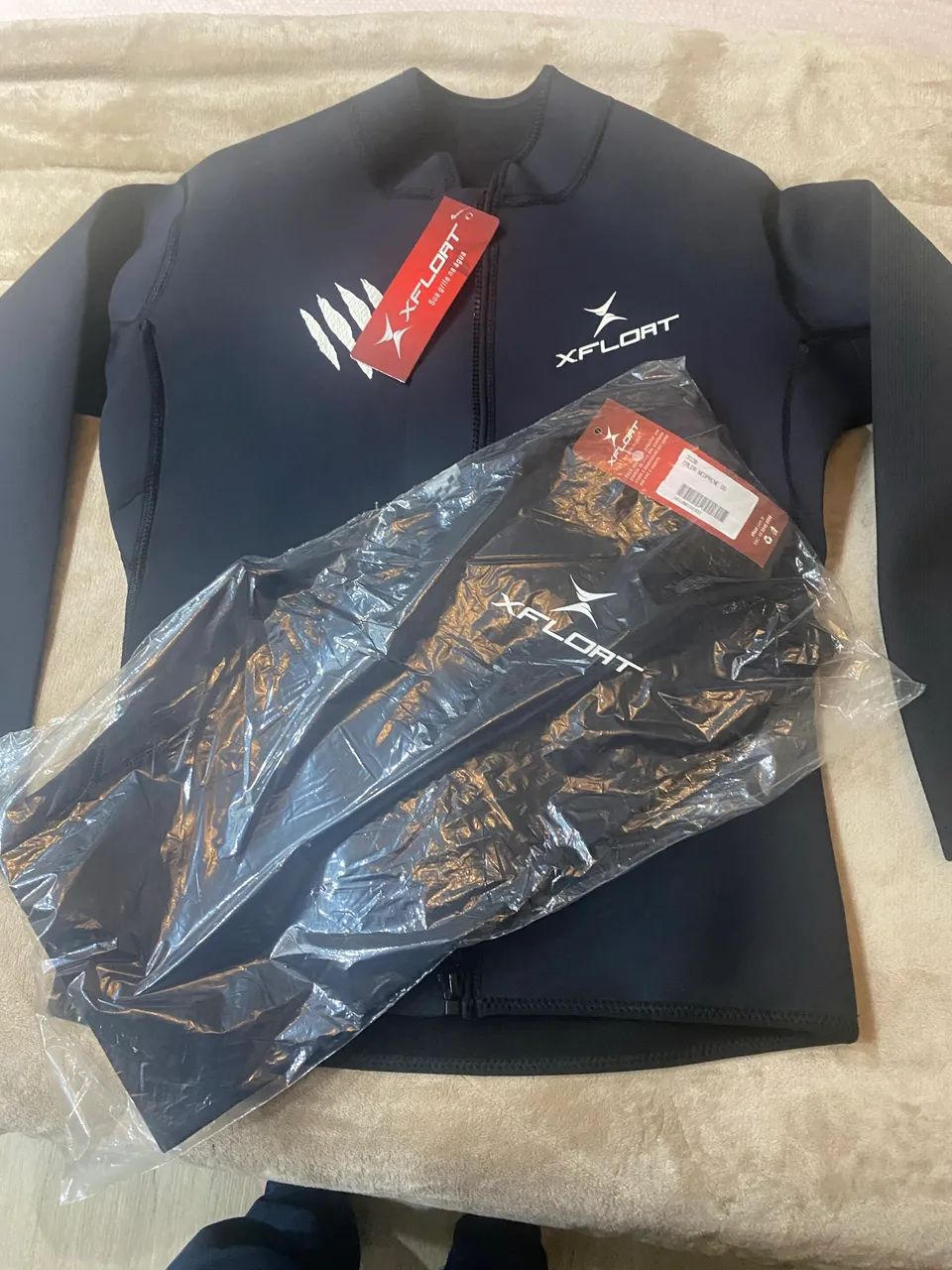 Conj novo de calça e jaqueta Xfloat de neoprene(nova) - Foto 2