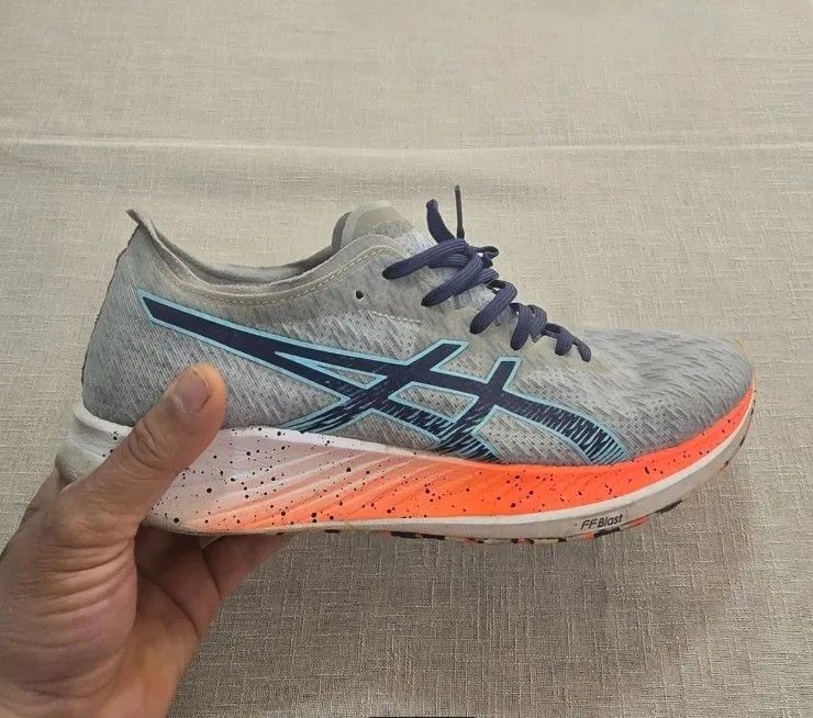 Tenis Asics Magic Speed Masculino 1011B 326 Cinza n°42 Original