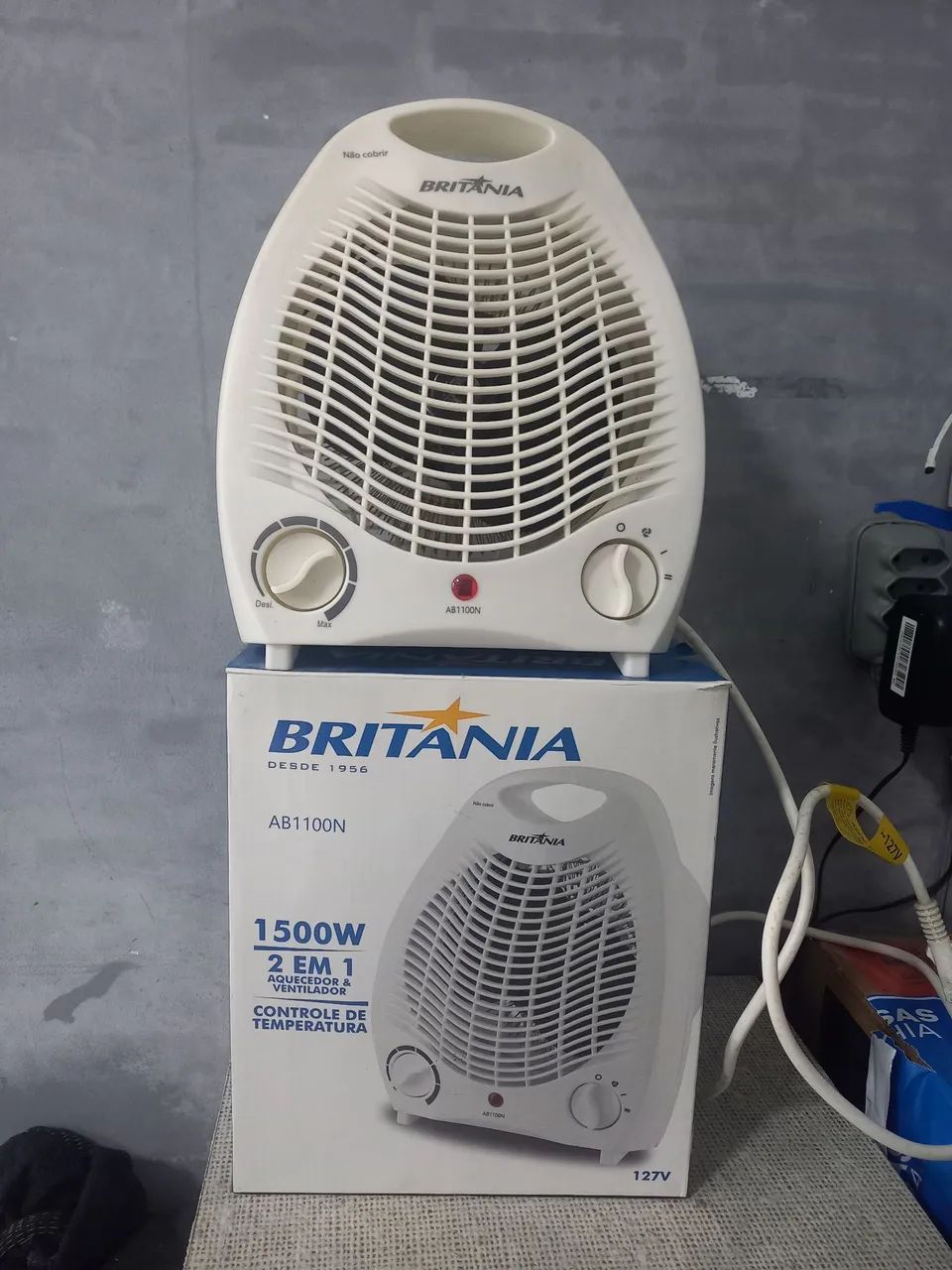 Aquecedor e ventilador 
