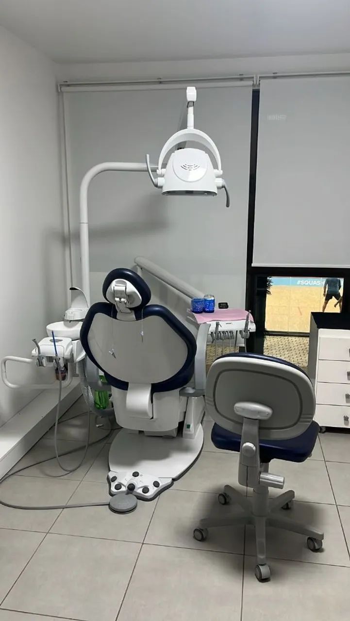 Cadeira Odontológica Impecável Saevo S300 Azul Marinho  - Foto 5