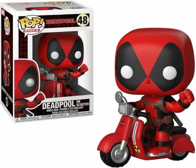 Boneco Funko Pop! Rides - Deadpool - Deadpool & Scooter