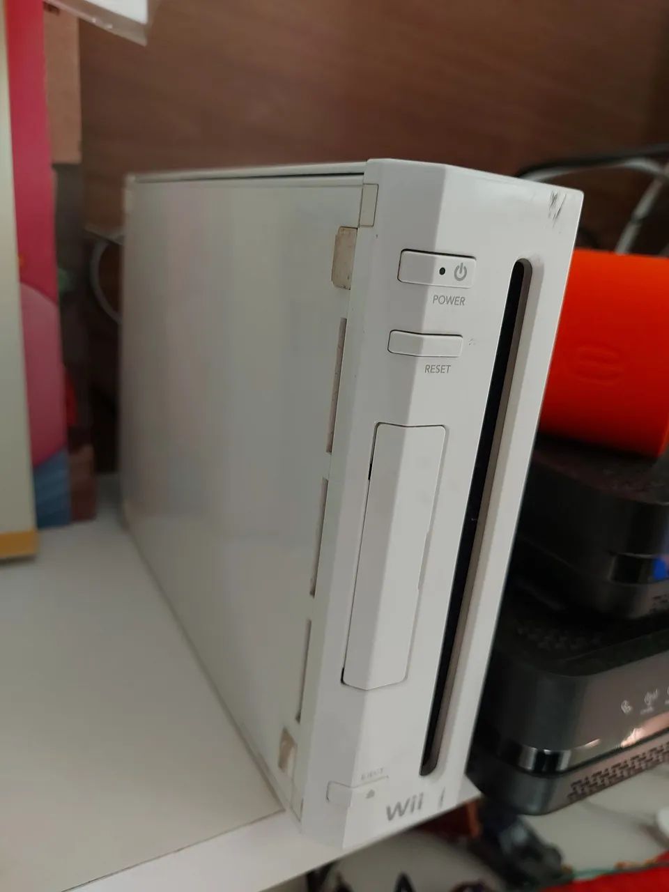 Nintendo wii com controles e jogos