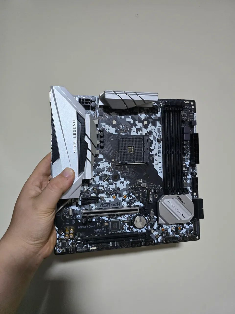 Placa mãe B450M STEEL LEGEND