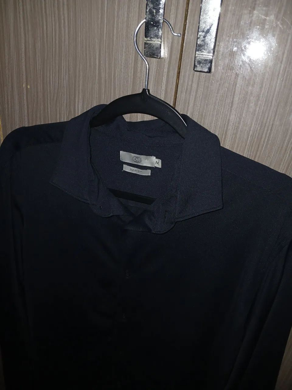 Camisa preta masculina - Foto 2