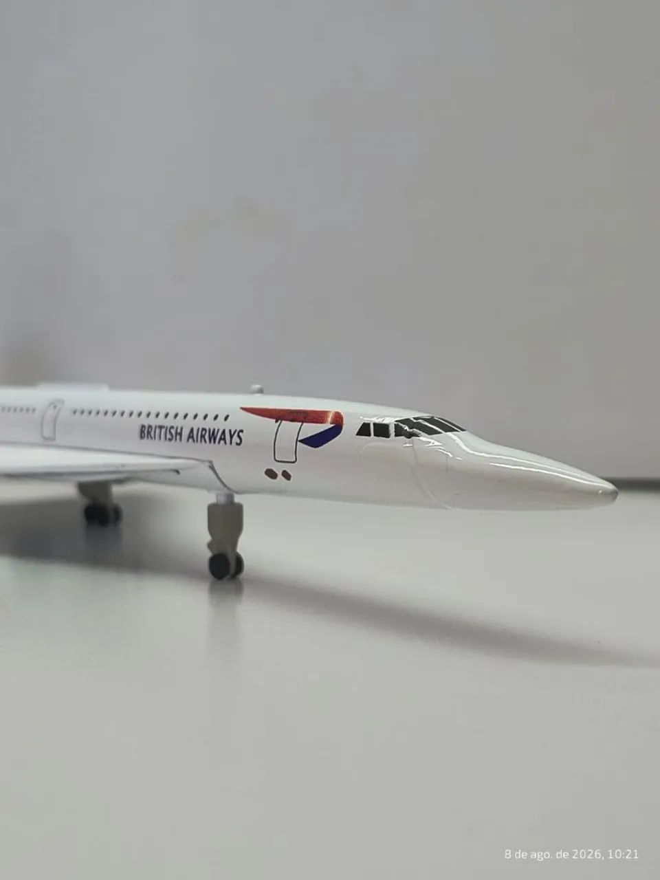 Concorde avião British 20 cm - Foto 4