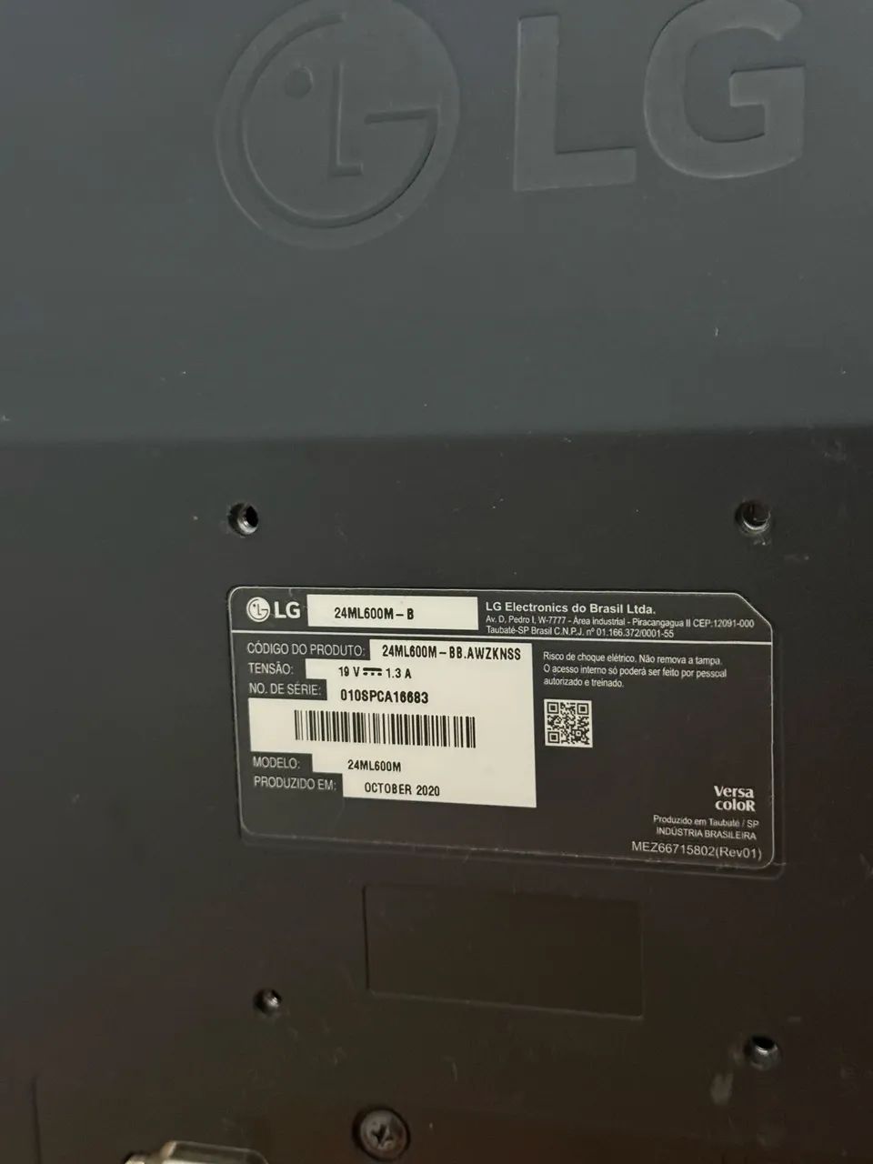 Monitor LG 24' | Retirada de peças - Foto 2