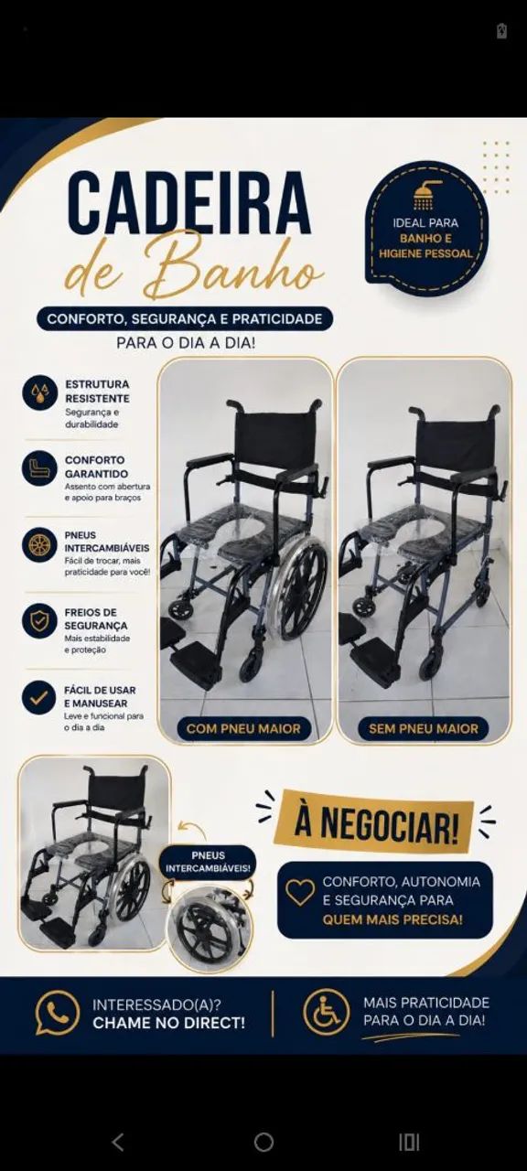 Cadeira de rodas  * - Foto 2
