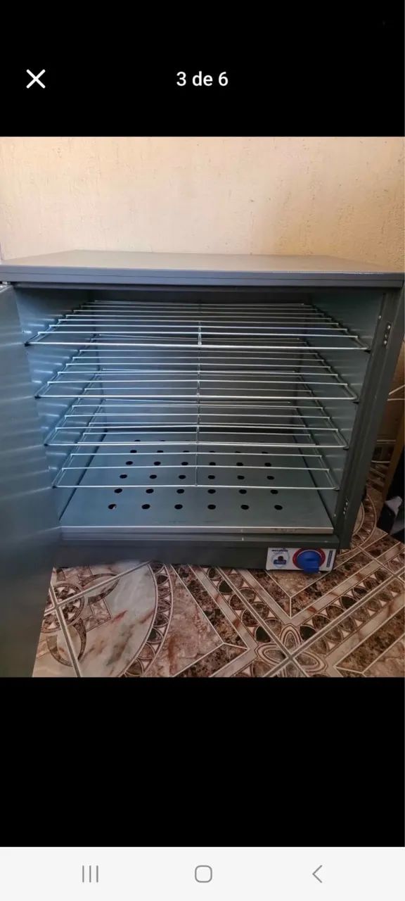Estufa elétrica a seco 50 marmitas Metalnox MS 50 bicolor - Foto 2