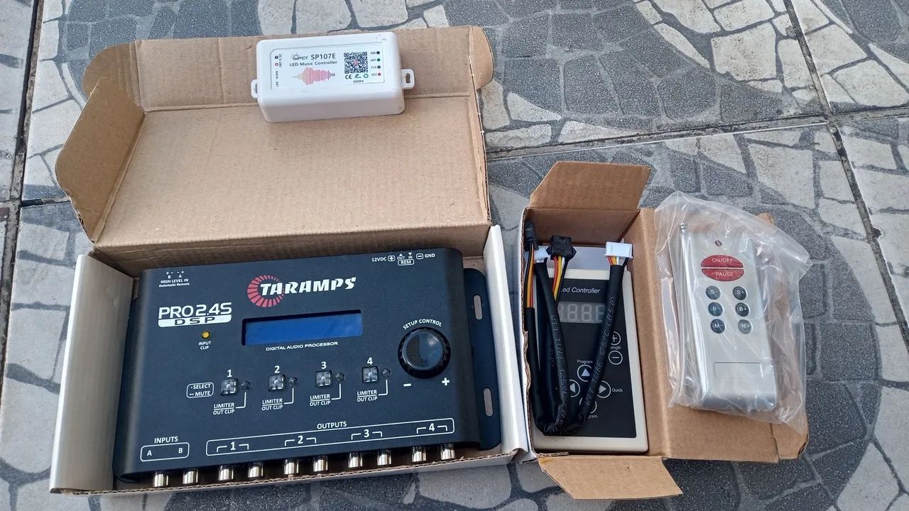 Central de led mas processador 