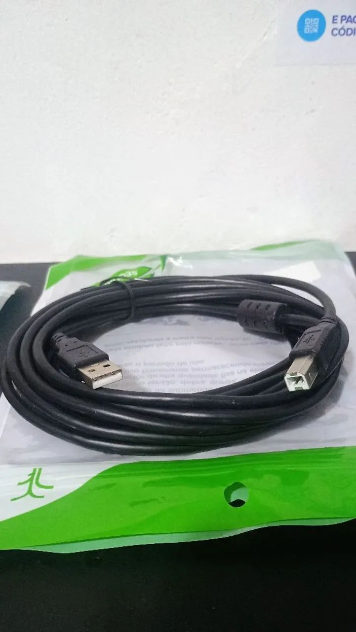 Cabos USB para impressoras com 1.5mt-3mts-5mts / OFERTA IMPERDÍVEL  - Foto 2