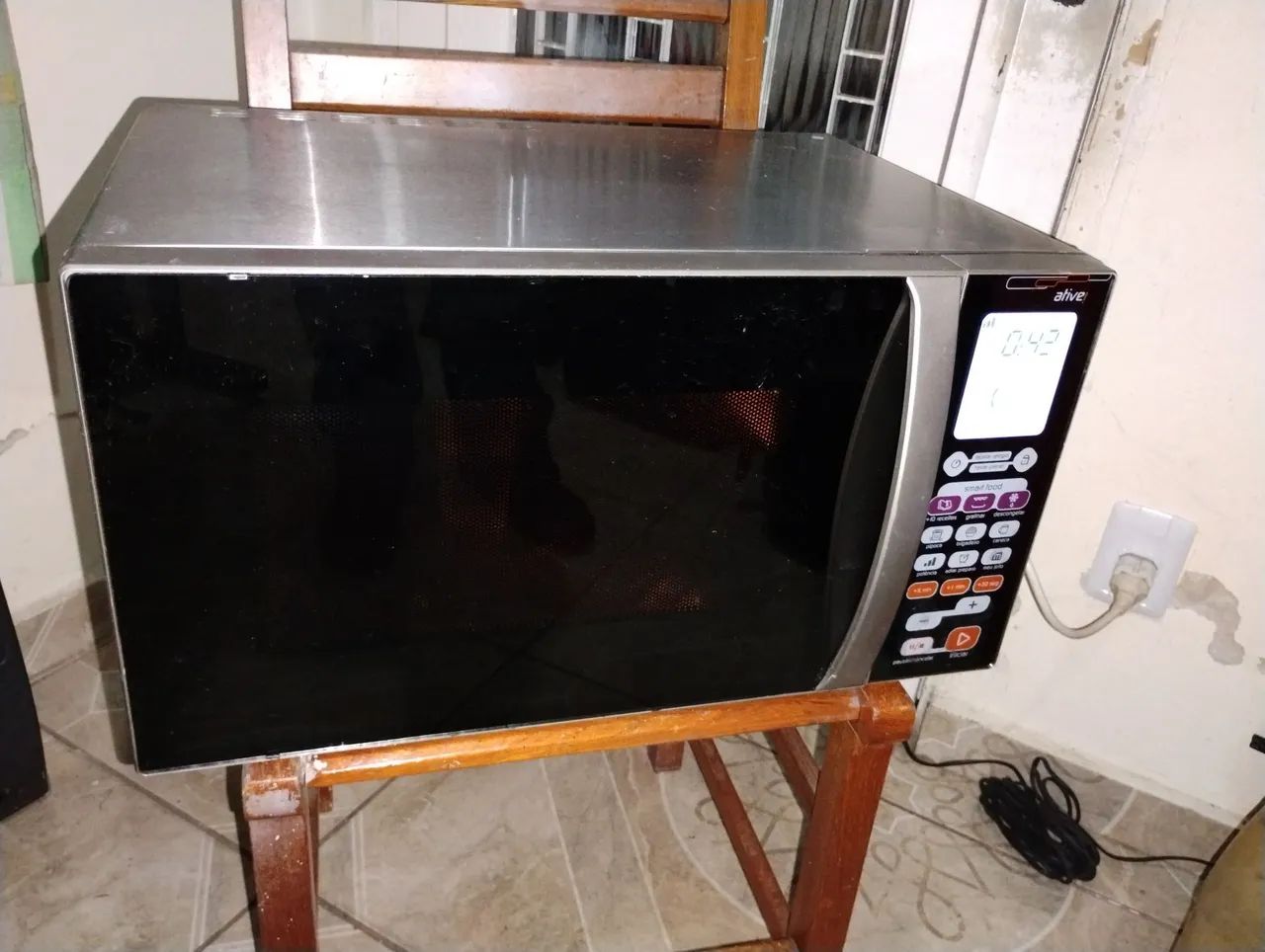 Microondas Brastemp Inox Ative 31 Litros 110V - Foto 3