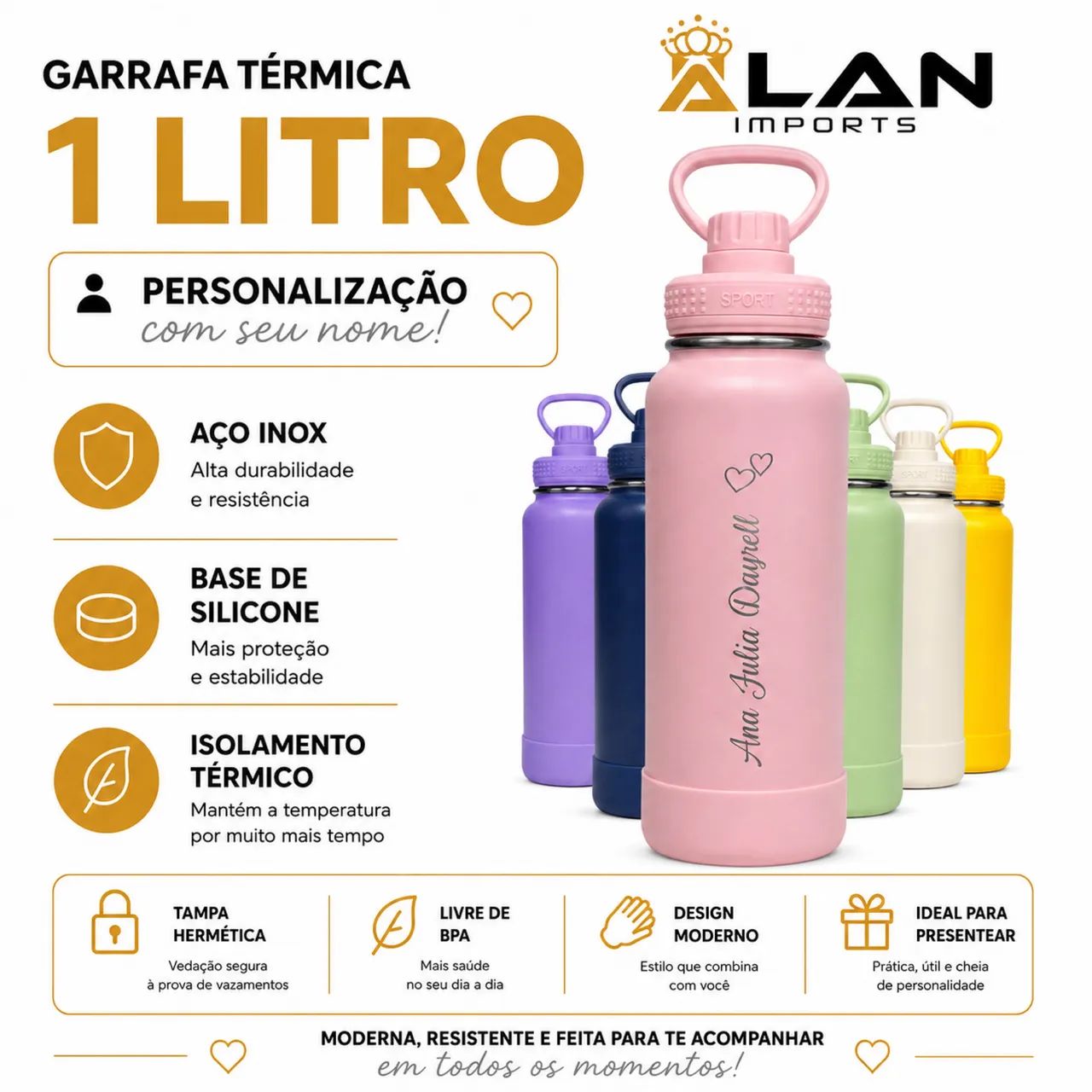 Garrafas Térmicas Personalizadas - Foto 2