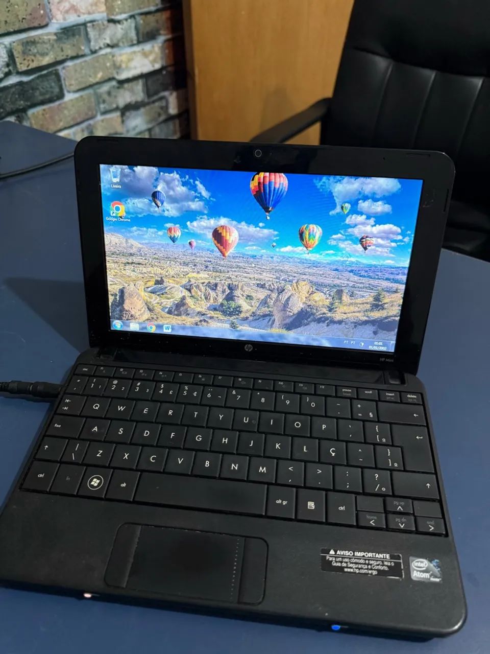 Mini notebook HP 10 polegadas