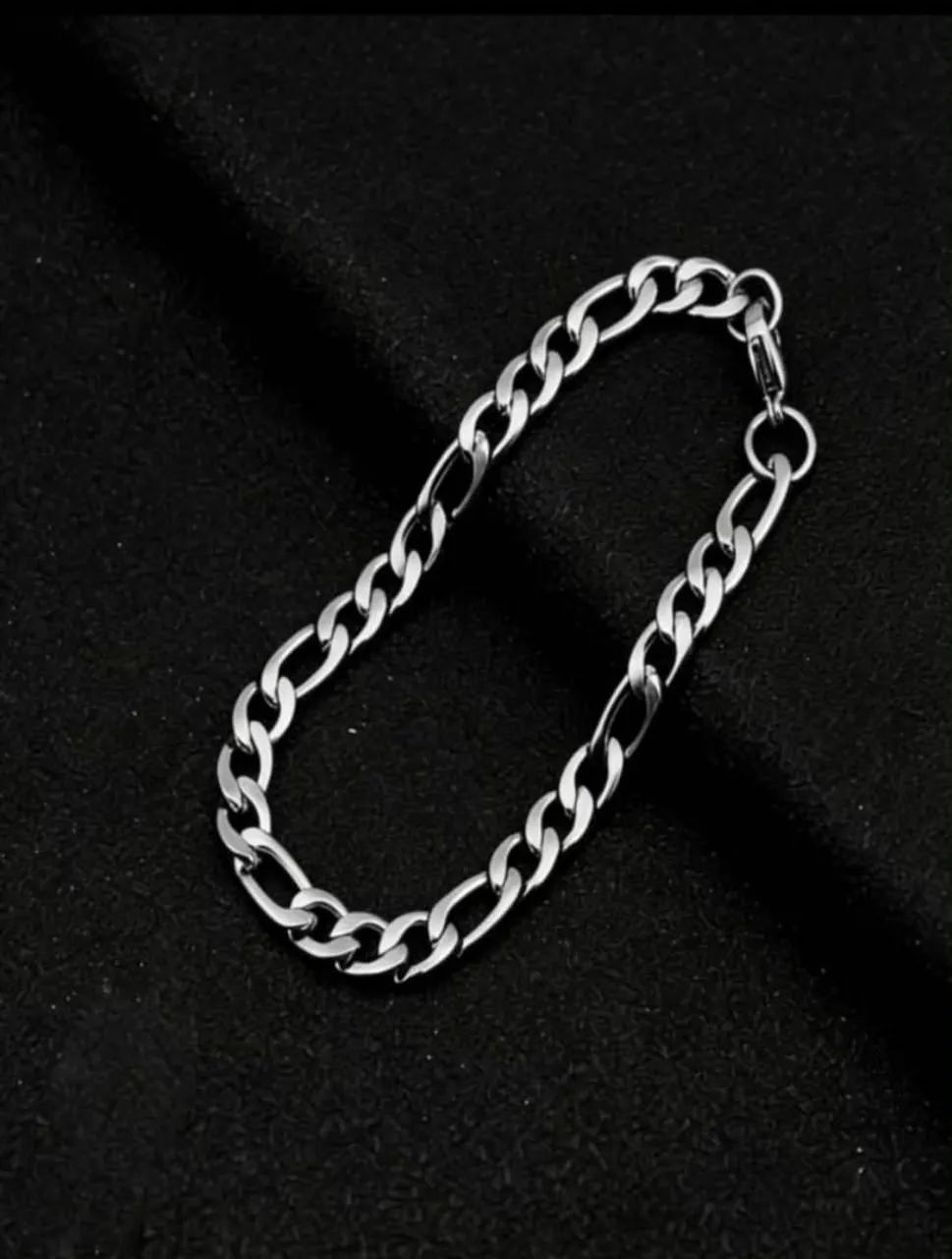 Corrente e Pulseira kit Aço 316 idêntica a prata  - Foto 3
