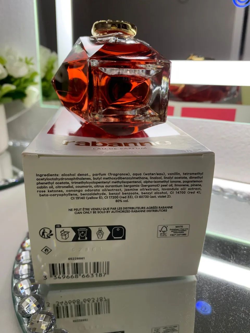 Perfume Million Gold Pure Diamonds Rabanne - Foto 5