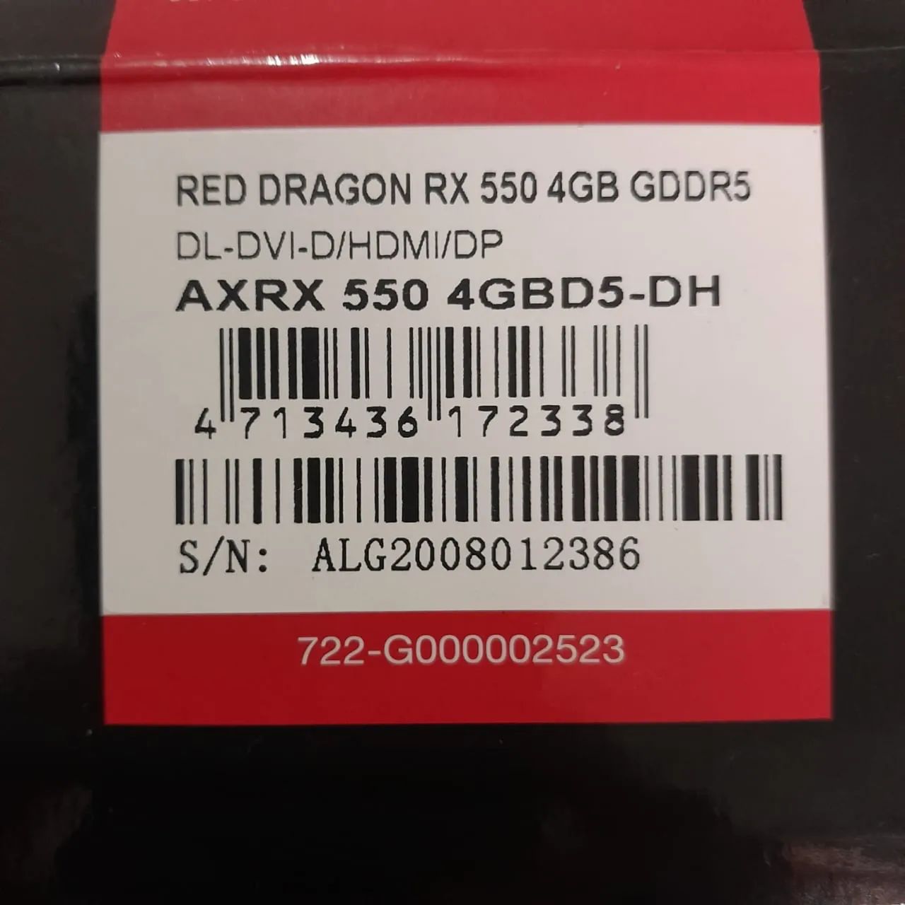 Placa de vídeo Rx 550 4GB com defeito.  Não dá vídeo. - Foto 3