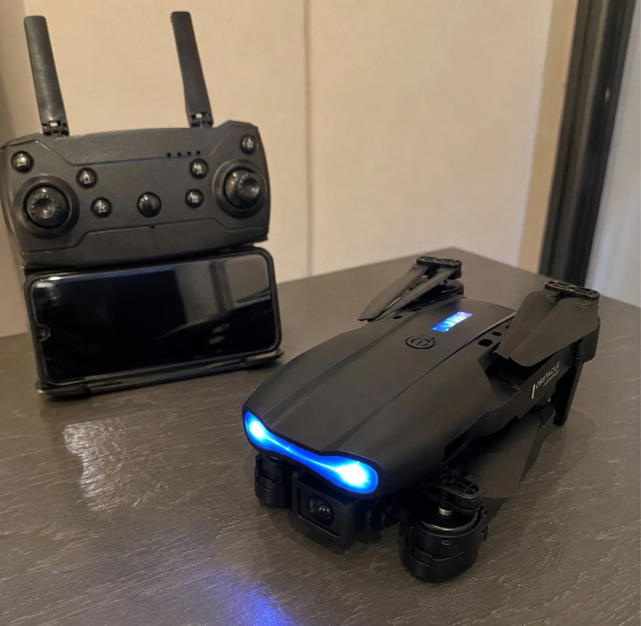 Drone Dobrável E99 Pro com Câmera HD | Controle Remoto + Bolsa