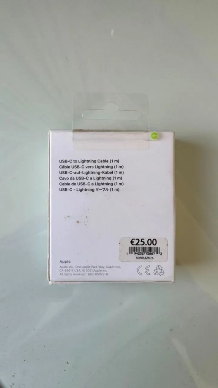 Carregador USB-C para Lightning Apple Original - Foto 3