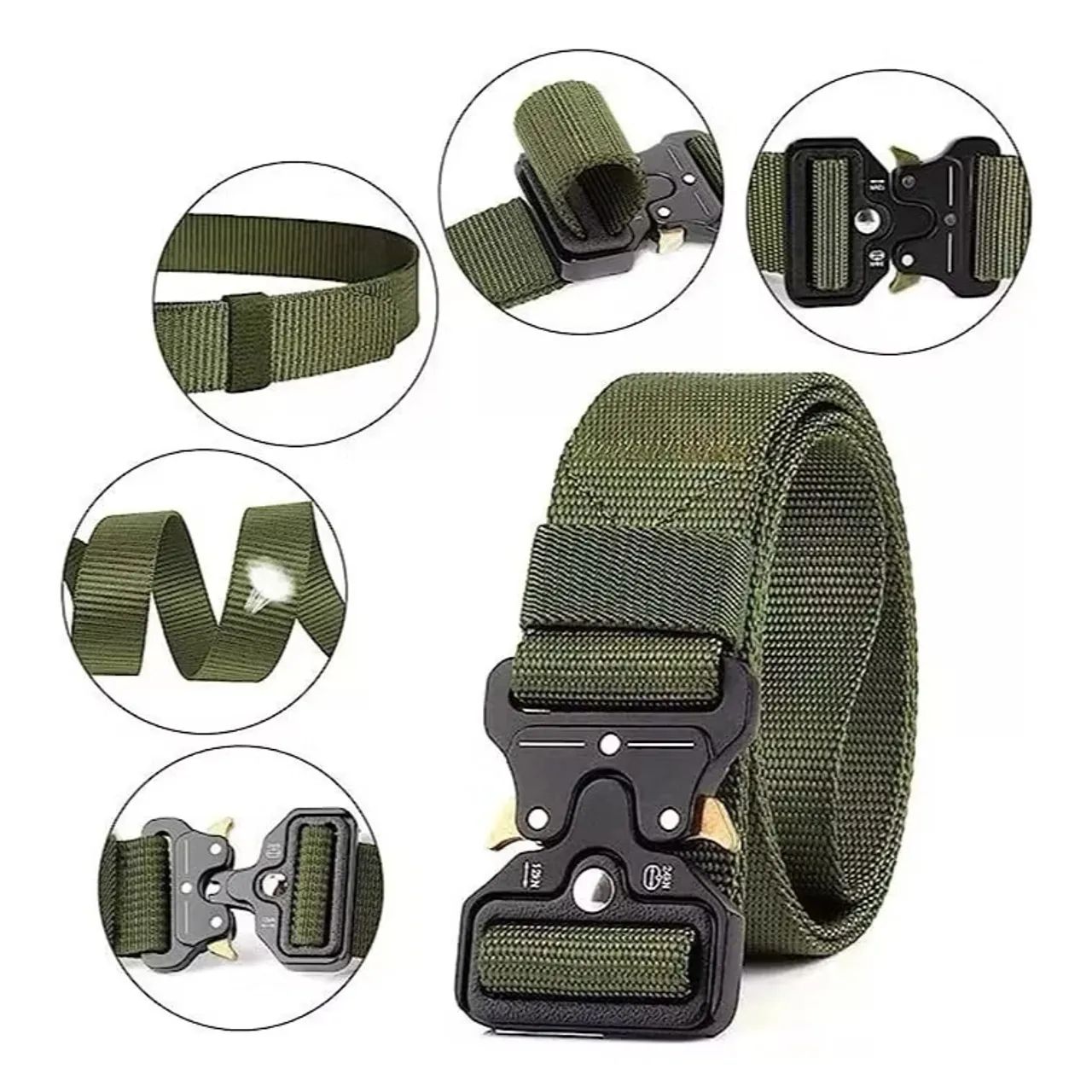 Cinto nylon fivela engate rápido  - Foto 4